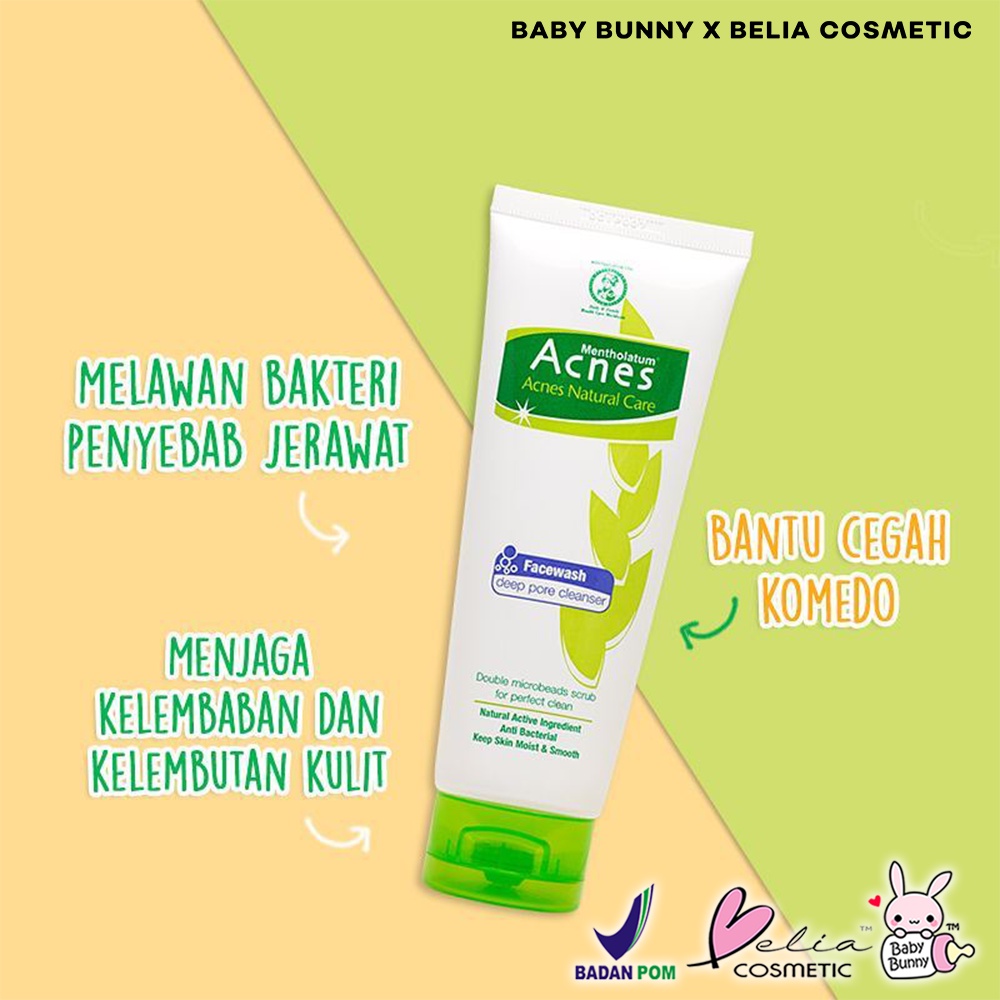 ❤ BELIA ❤ Acnes Creamy Wash Foaming Washing Bar | 50g 80g 100g | Sabun Cuci Muka | Anti Jerawat Badan | BPOM