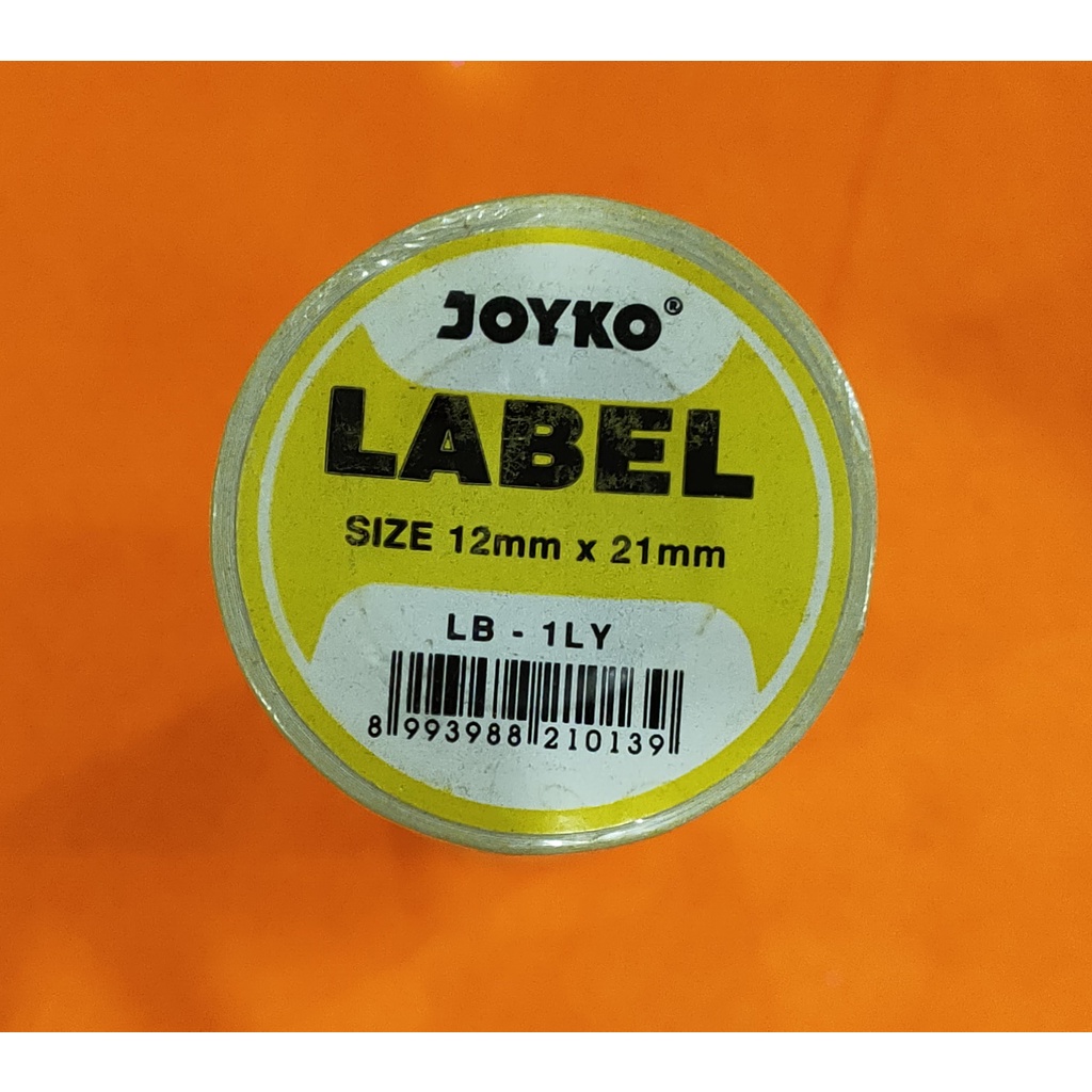 

KERTAS LABEL HARGA JOYKO 1 BARIS KUNING LB - 1LY ( 10 PCS )