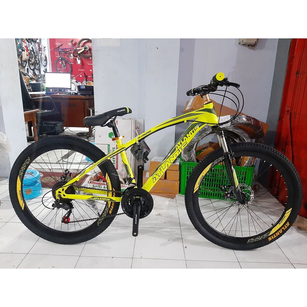 SEPEDA GUNUNG / MTB 26 INCH / 27.5 INCH ATLANTIS AT-730 21 SPEED DISC BRAKE