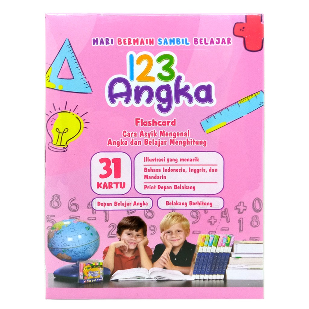 ViDi Flash Card Kartu Pintar Belajar Mainan Edukasi Anak