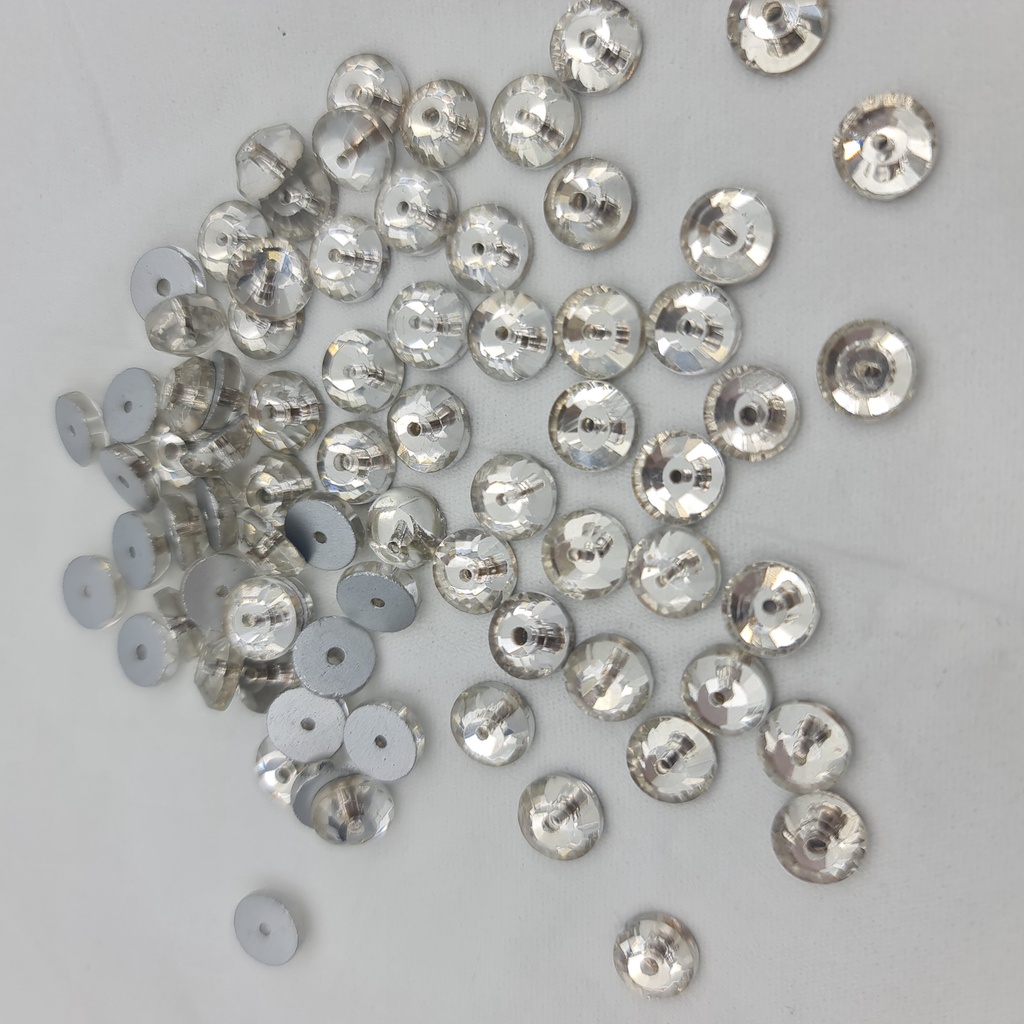 swarovski super bolong tengah bentuk bulat dijual per GROSS (144pis)