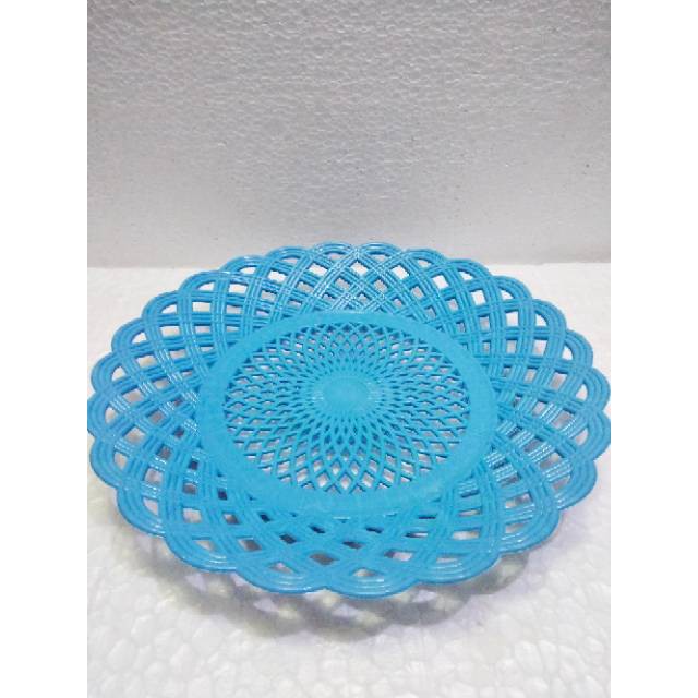 Piring Rotan Plastik / Piring Lidi Plastik / Piring Anyam