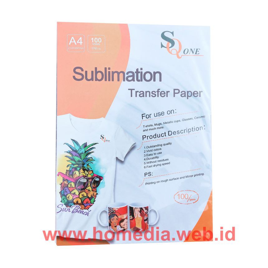 Jual Kertas Sublimation Transfer Paper SQ | Shopee Indonesia