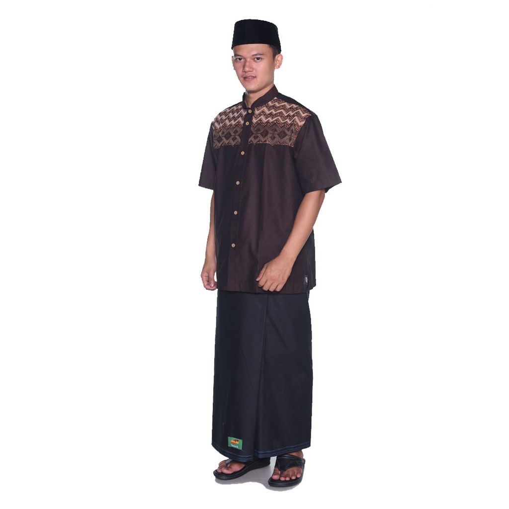 Sarung ATLAS Favorit Hitam Polos