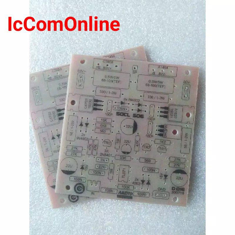 SPECIAL EDITION..PCB POWER AMPLIFIER SOCL 506 FIBER