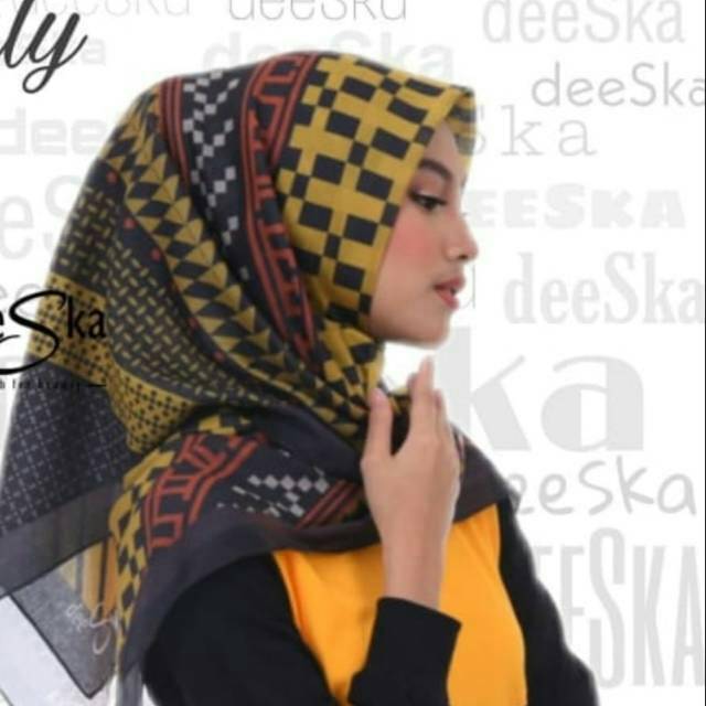Hijab segi empat voal premium deska lili