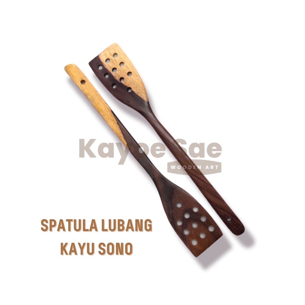 SPATULA LUBANG / SPATULA KAYU LUBANG