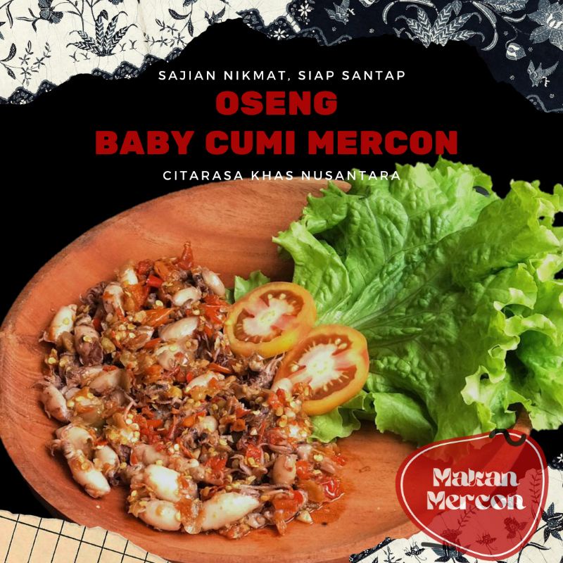 

oseng babycumi sambal mercon daun jeruk 1/4 kilo