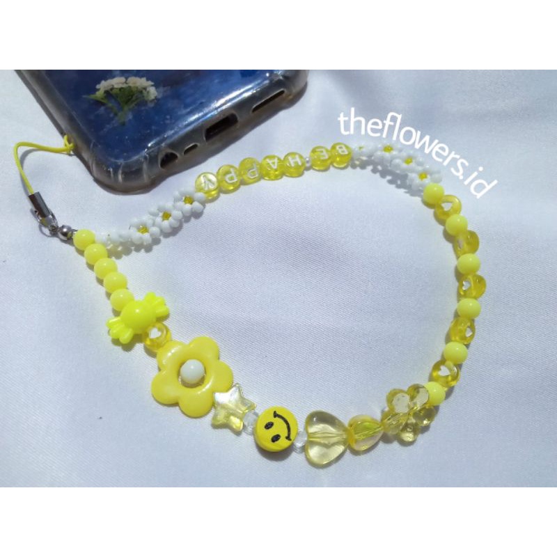 [CUSTUM] phone strap||gantungan||korean phone strap||phone strap beads||kpop style