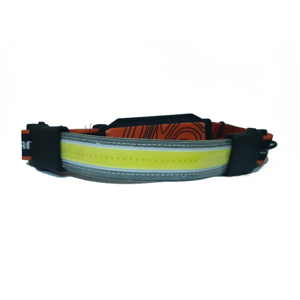 Pocketman Senter Kepala LED Depan belakang cahaya Putih dan Merah (lampu belakang) Headlamp Waterproof COB 800Lumens TM-G13 3MODE Anti Air Murah Berkualitas Fleksibel