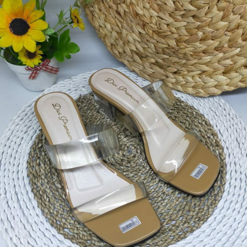 High heels wanita andin High heels jelly Heels wanita empuk Sandal wanita ori Hp04