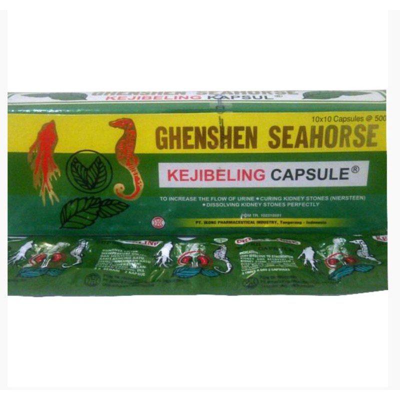 Jual Ghenshen Seahorse Keji Beling (isi 10 Lembar) Indonesia|Shopee ...