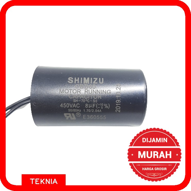 Kapasitor Pompa 8 uf 450 V - Genuine Part - Original 100 %