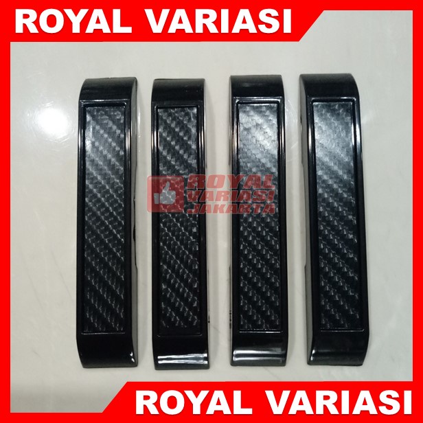 Door Guard Mobil Karbon Hitam Universal FXC
