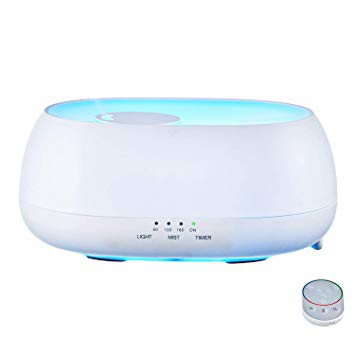 H33 Humidifier Air Aroma Diffuser Remote Control 500ml Ocean Mist Mode