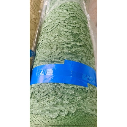 Kain BROKAT CORD LACE NON GLITTER-SAGE