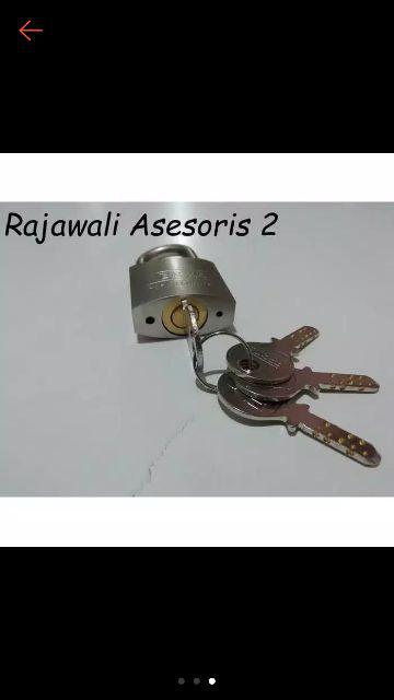 Gembok / Padlock Kuningan 60 Mm Ferza Leher Pendek