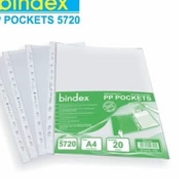 

Diskon!! KODE-713 PP POCKET / PLASTIK POCKET A4 BINDEX BAMBI 5720