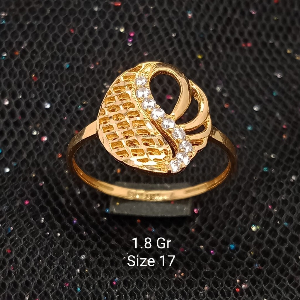 Cincin Emas 17 K - 1.8 Gr Kadar 750 - 3374