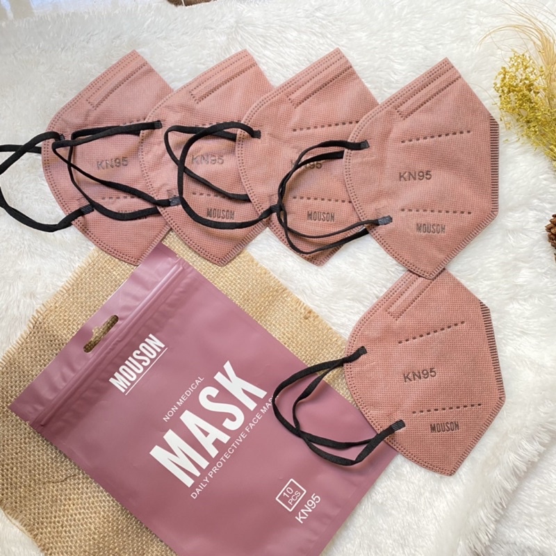 MASKER KN95 PINK LADY MOUSON 5PLY ISI 10 PROTECTIVE MASK MOUSON