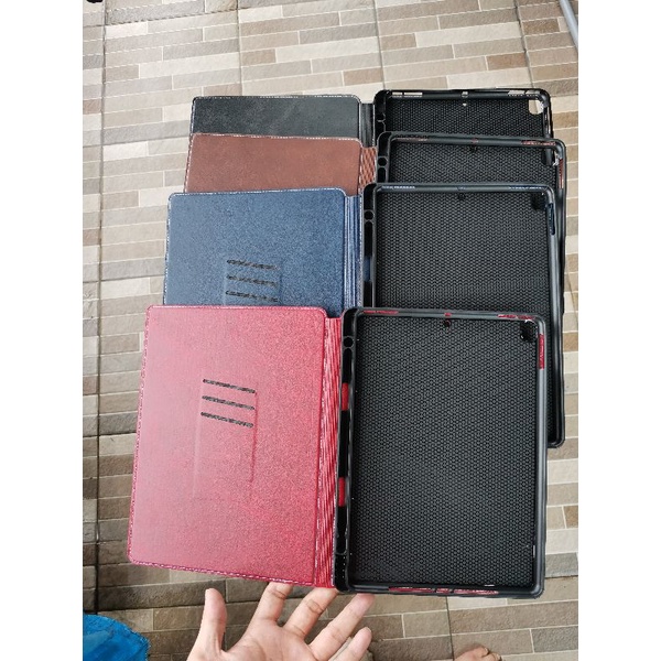 Sarung Buku Ipad 10.2 Ipad 7 Ipad 8 Ipad 9 Leather Case Flip Cover Casing Folio Book Softcase Silicon Pelindung Dompet smart tempat Pen slot kartu