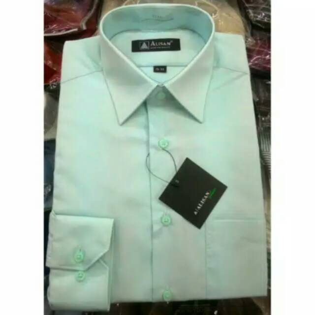 KEMEJA ALISAN ORIGINAL HIJAU MINT PUDAR (KODE H1)