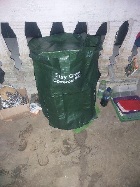 Tas Kompos-olah Limbah-daun-sampah Organik/compost Bag-hijau