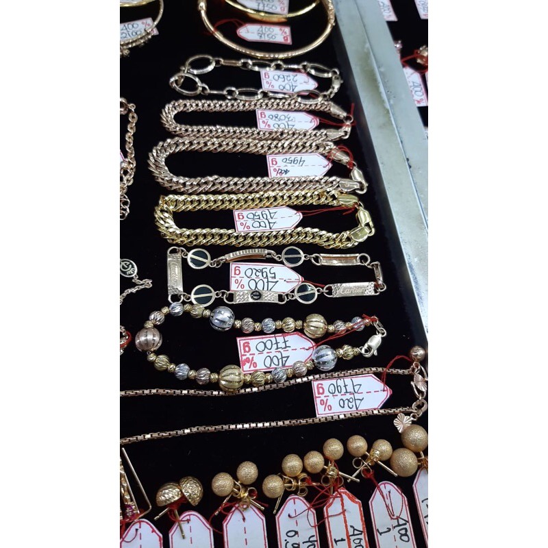 gelang emas 375 new model