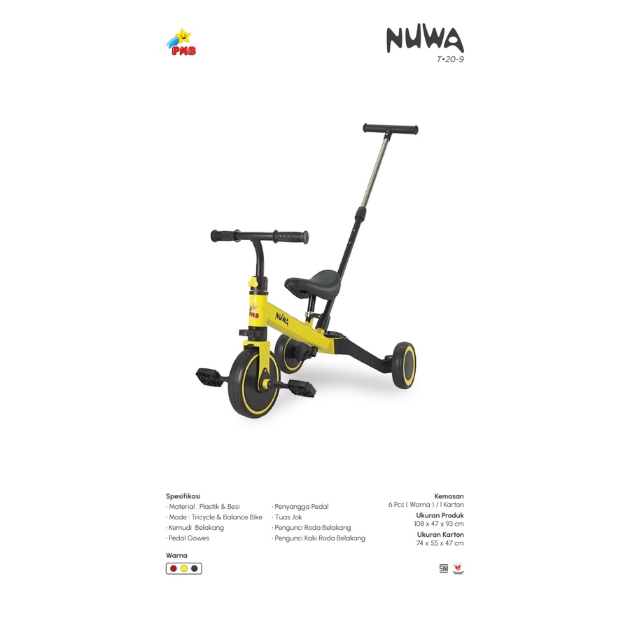 PUSH BIKE NUWA T20-9 PMB