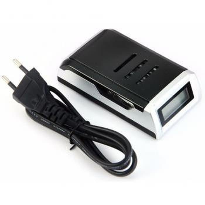 CHARGER BATERAI RECHARGE 4 x AA / AAA with LCD