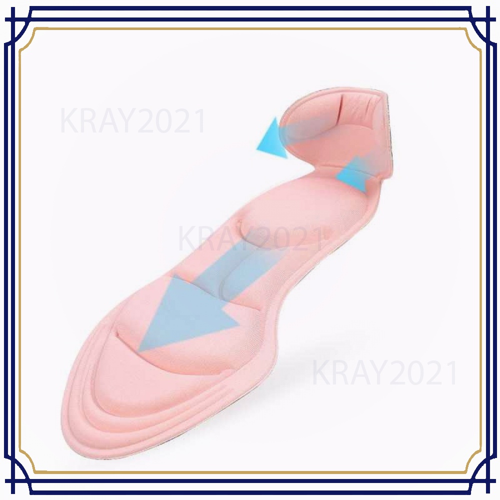 Insole Alas Kaki Wanita High Heels Breathable 1 Pair HT242