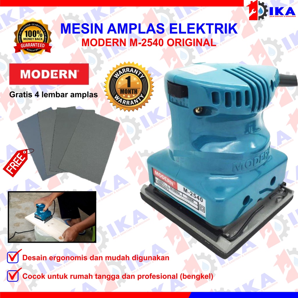 Mesin Amplas Kayu M-2540 Modern Amplas Sander Finishing Sander