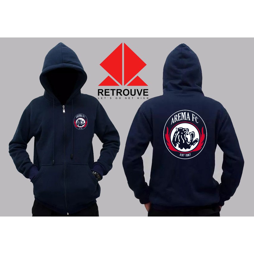 Jaket Hoodie Zipper Arema FC Malang