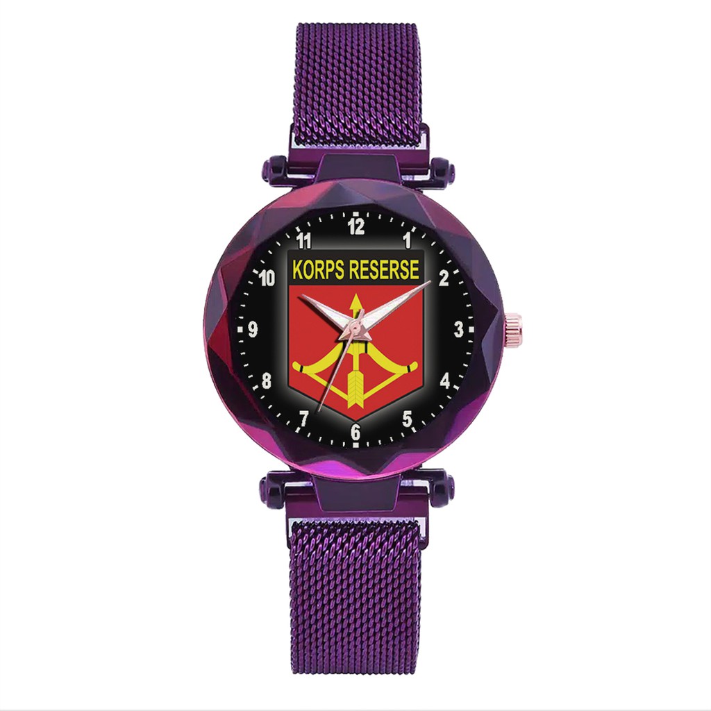 Jam Tangan Wanita Custom - KORPS RESERSE Free Box &amp; Batre Cadangan