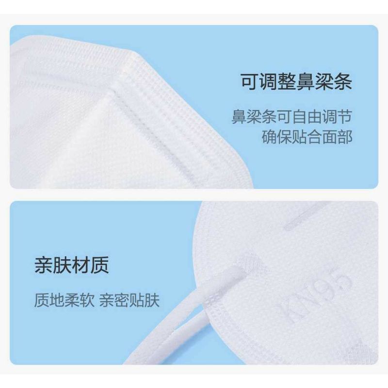 MASKER KN95- Xiaomi Purely Anstar Masker Virus Corona KN95 Earloop 1 PCS - 5220