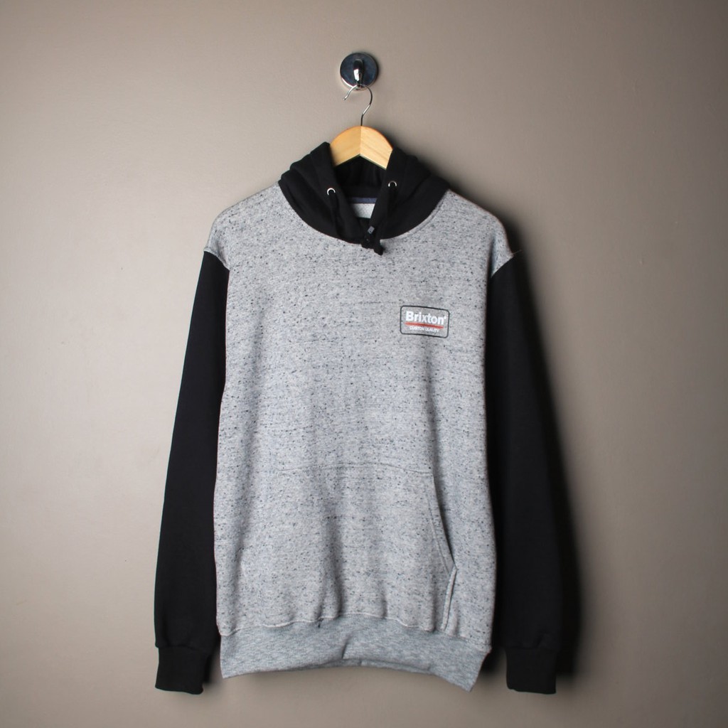 HOODIE JAKET BRIXTON PALMER GREYIRN RBO