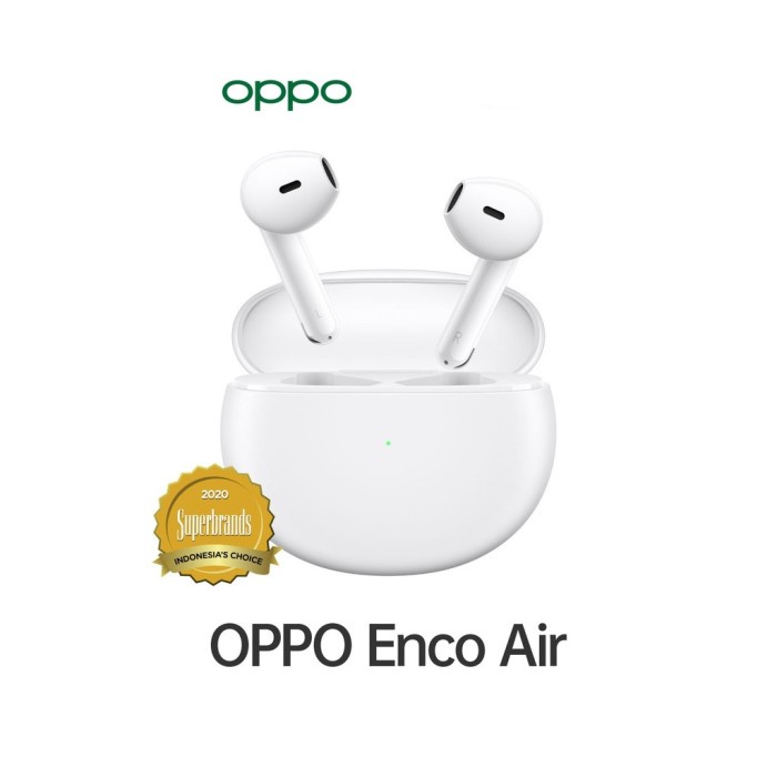 Oppo Enco Air Earbud TWS - Driver 12mm Titanium Komposit, IPX4