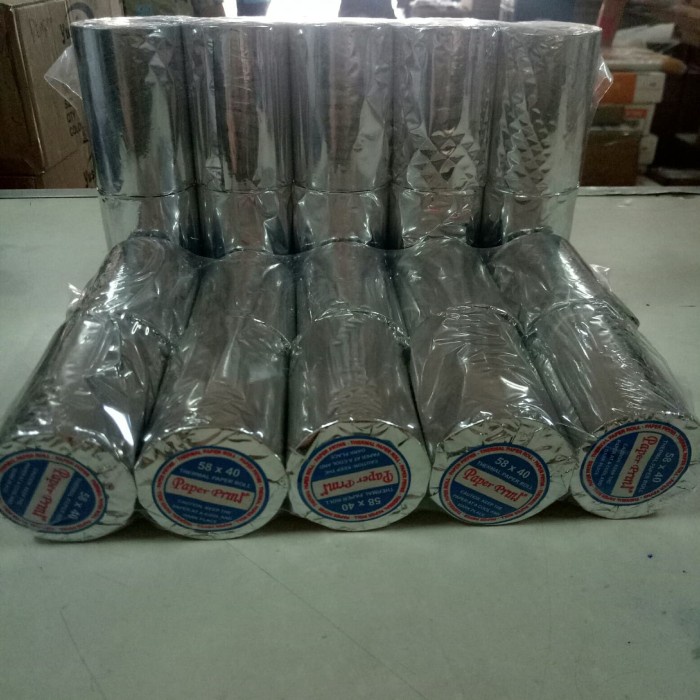 

murah Kertas Struk Thermal 57 mm x 40 mm Register Paper Roll