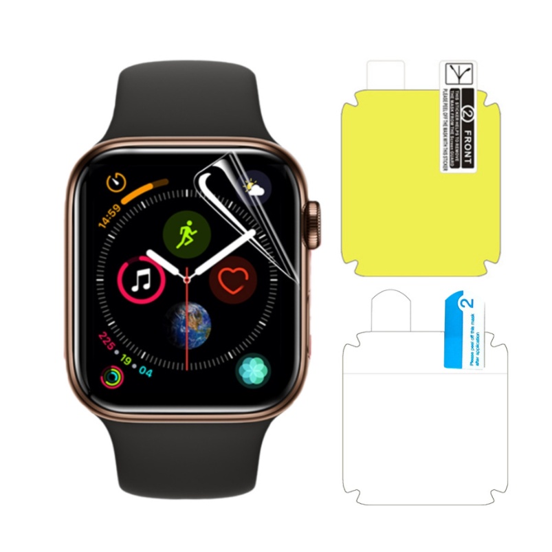 Film Pelindung Layar Smartwatch 38mm 40mm 42mm 44mm Bahan TPU Tahan Ledakan