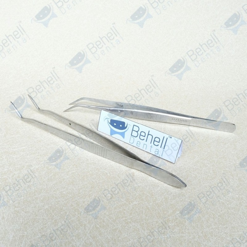 BEHELLDENTAL - PINSET  ORTHO BEHEL -  TWEEZER DENTAL PENJEPIT JEPITAN JEPIT SS STAINLESS STEEL - INSTRUMENT INSTRUMEN DOKTER GIGI ANTI KARAT