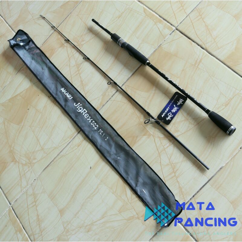 Joran akari jigrex 502 150cm PE 1-2 solid carbon