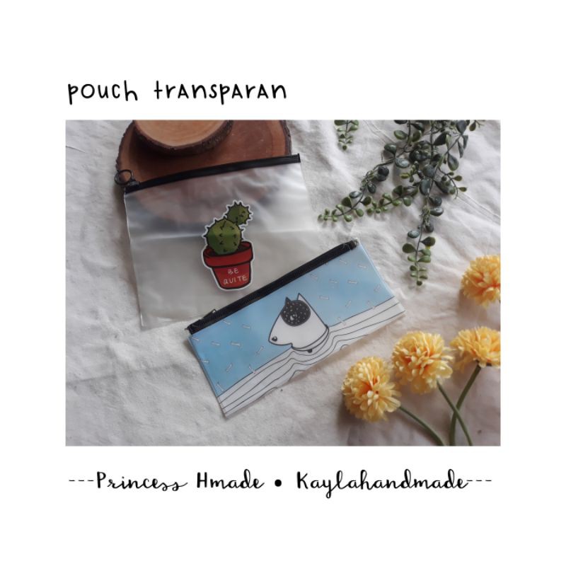 

KP - Kotak pensil Transparan Kartun Cute BISA COD