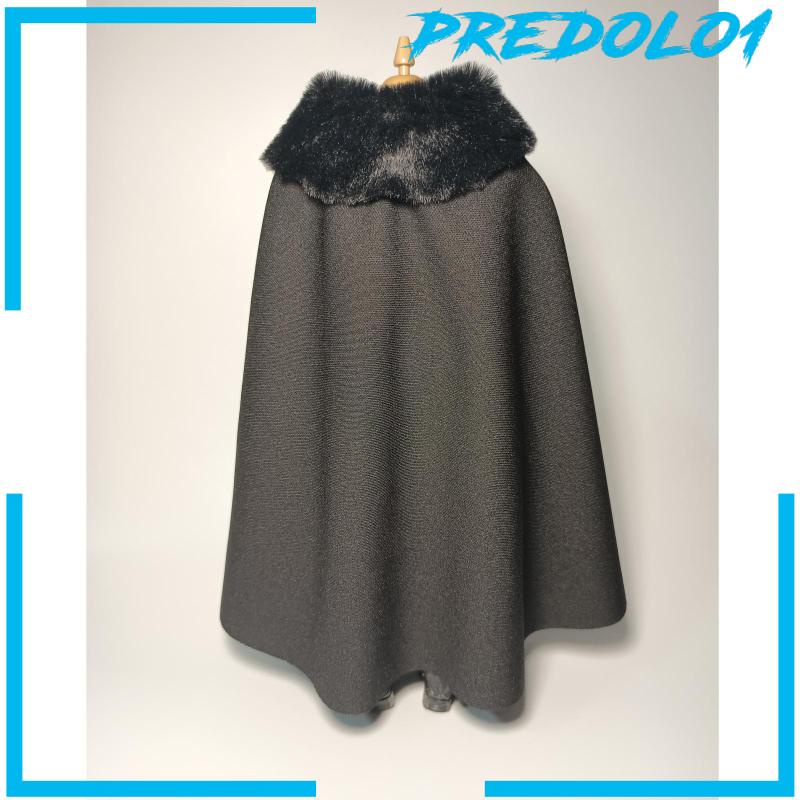 [PREDOLO1] Action Figure Cloak 1/6 Accs Fur Collar Cool Miniatures Toys Boys Adults