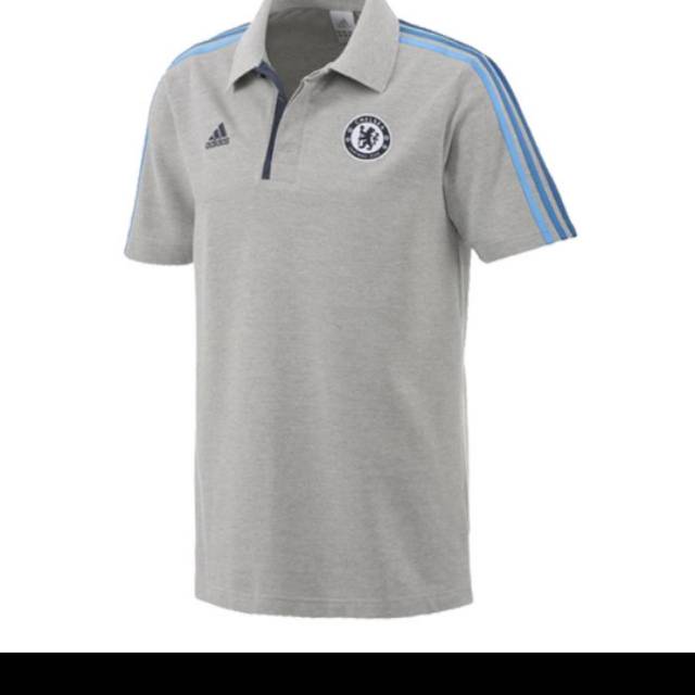 KAOS POLO ADIDAS LOGO CHELSEA