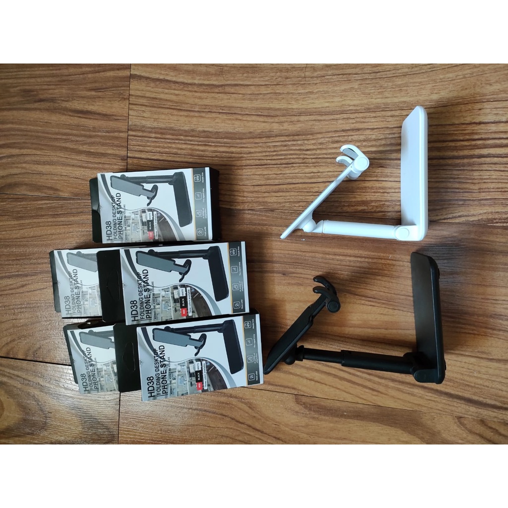 HDR-006 Holder Folding desktop phone stand Dudukan handphone Tablet Ipad UNIVERSAL Bisa Di