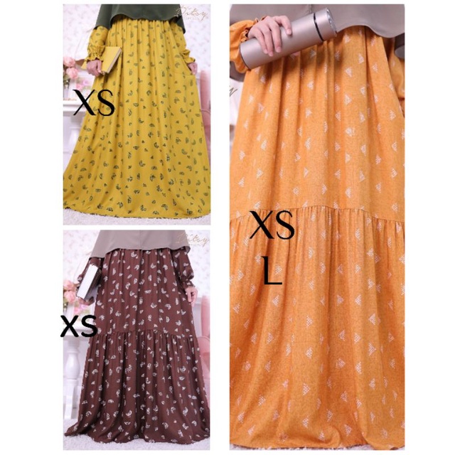 ❗READY❗ DITSY JULI 2022 Verdant Choco Verdant Munsell Kant Honey Nightgown by Ditsy Muslim