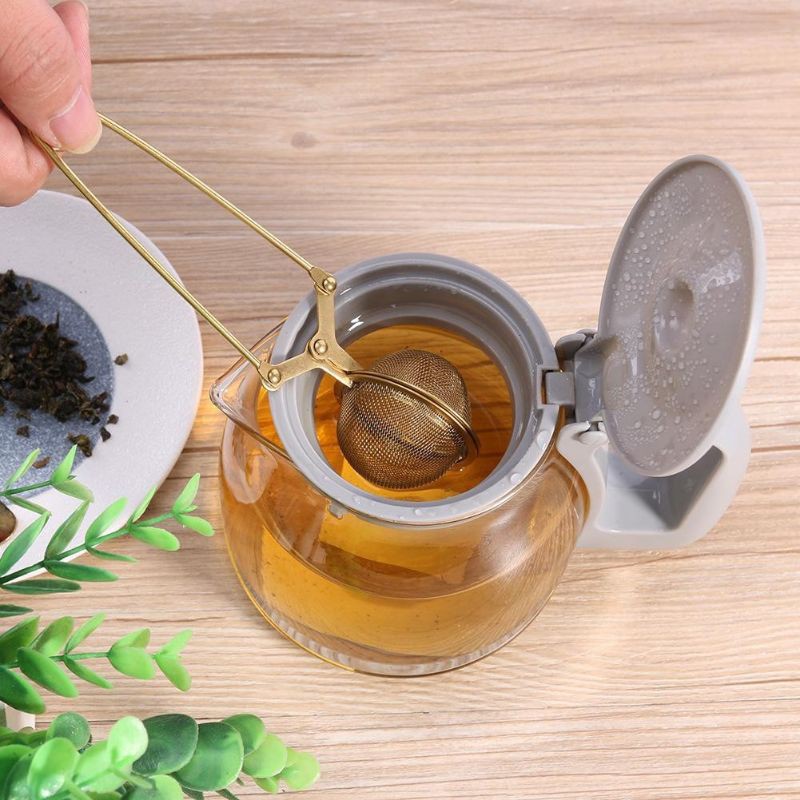 Gold Stainless Matefield Steel Tea Infuser Sphere Mesh Tea Strainer Herb Spice