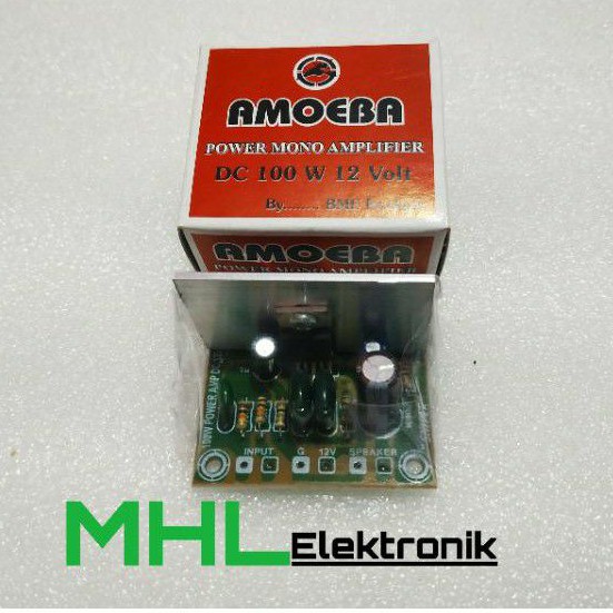 Kit Power Amplifier Mono 100W DC 12 Volt By BME (AMOEBA)