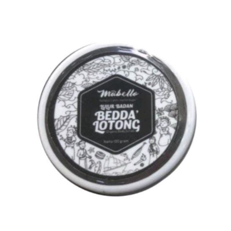 MABELLO BEDDA LOTONG - LULUR BADAN MABELLO TRAVEL SIZE 100GR BPOM