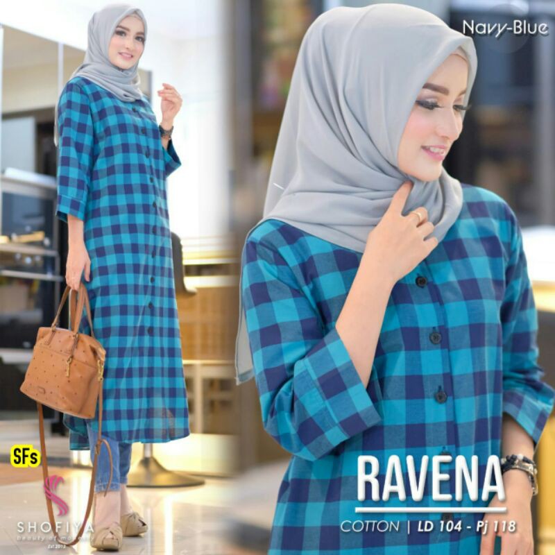 Atasan Wanita Ravena Long Tunik